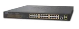 PLANET GS-4210-24P2S 24-Port 10/100/1000T 802.3at PoE + 2-Port 100/1000X SFP Managed Switchmode