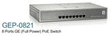 Level one GEP-0821 8-Port Gigabit PoEPlus Switch GEP