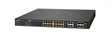 PLANET GS-4210-16P4C 16-Port 10/100/1000T 802.3at PoE + 4-Port Gigabit TP/SFP Combo Managed Switch/220W